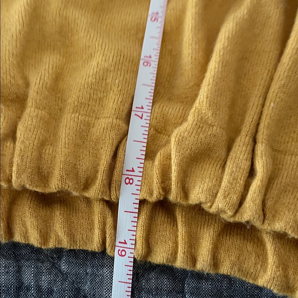 Aerie Goldenrod and Cream Striped Sweatshirt - Picture 7 of 7